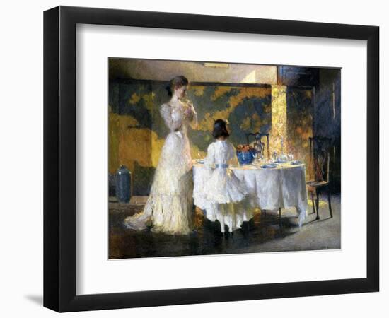 The Artist's Daughters, 1908 (Oil on Canvas)-Frank Weston Benson-Framed Giclee Print