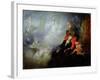 The Artist's Dream, 1857 (Oil on Millboard)-John Anster Fitzgerald-Framed Giclee Print