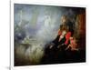 The Artist's Dream, 1857 (Oil on Millboard)-John Anster Fitzgerald-Framed Giclee Print