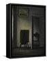 The Artist's Easel, 1910-Vilhelm Hammershoi-Framed Stretched Canvas