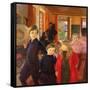 The Artist's Family, 1890 (Oil on Canvas)-Paul Albert Besnard-Framed Stretched Canvas
