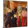 The Artist's Family, 1890 (Oil on Canvas)-Paul Albert Besnard-Mounted Giclee Print