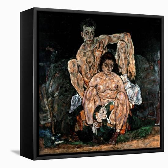 The Artist's Family-Egon Schiele-Framed Stretched Canvas