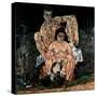 The Artist's Family-Egon Schiele-Stretched Canvas