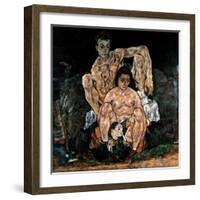 The Artist's Family-Egon Schiele-Framed Giclee Print