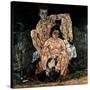 The Artist's Family-Egon Schiele-Stretched Canvas