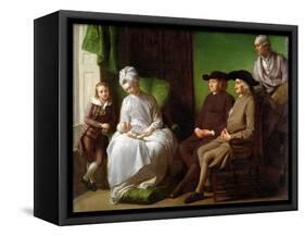 The Artist's Family-Benjamin West-Framed Stretched Canvas