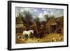 The Artist's Farmyard at Meopham, Kent-John Frederick Herring I-Framed Giclee Print