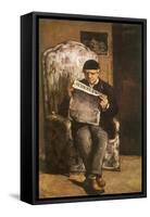 The Artist's Father, 1866-Paul C?zanne-Framed Stretched Canvas