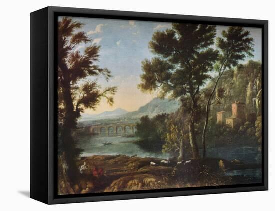 'The Artist's Favourite Mill', c1648 (1931)-Claude Lorrain-Framed Stretched Canvas
