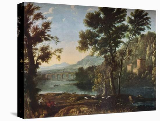 'The Artist's Favourite Mill', c1648 (1931)-Claude Lorrain-Stretched Canvas