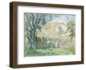 The Artist's Garden at Cannet, 1931-Henri Lebasque-Framed Giclee Print