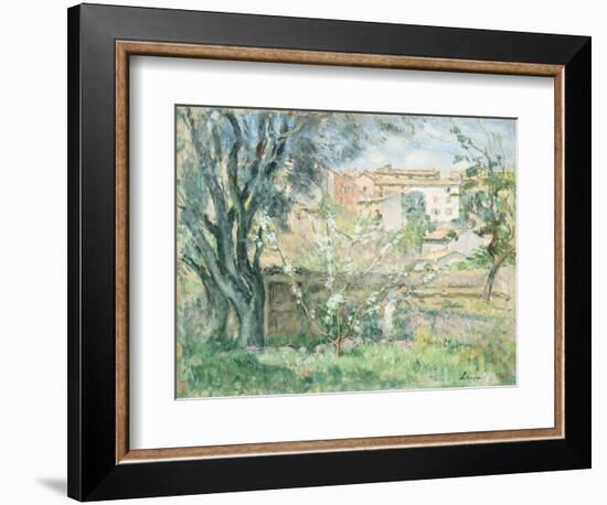 The Artist's Garden at Cannet, 1931-Henri Lebasque-Framed Giclee Print