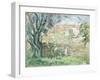 The Artist's Garden at Cannet, 1931-Henri Lebasque-Framed Giclee Print