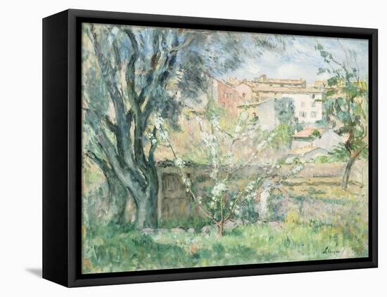 The Artist's Garden at Cannet, 1931-Henri Lebasque-Framed Stretched Canvas