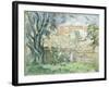 The Artist's Garden at Cannet, 1931-Henri Lebasque-Framed Giclee Print