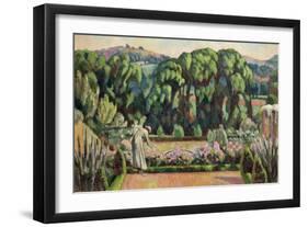 The Artist's Garden at Durbins, c.1915-Roger Eliot Fry-Framed Giclee Print