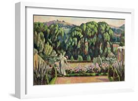 The Artist's Garden at Durbins, c.1915-Roger Eliot Fry-Framed Giclee Print