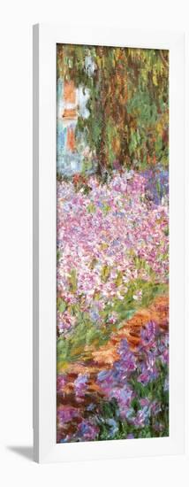 The Artist's Garden at Giverny, c.1900 (detail)-Claude Monet-Framed Poster