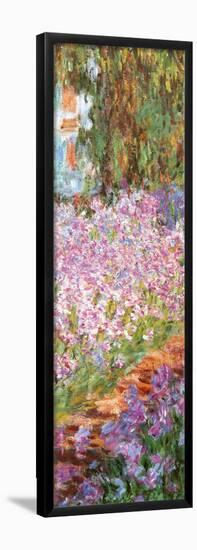 The Artist's Garden at Giverny, c.1900 (detail)-Claude Monet-Framed Poster