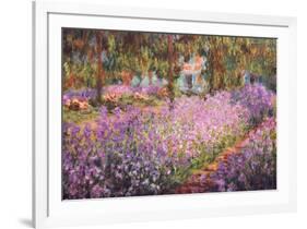 The Artist's Garden at Giverny, c.1900-Claude Monet-Framed Art Print