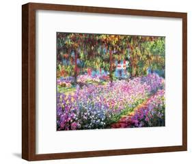 The Artist's Garden at Giverny, c.1900-Claude Monet-Framed Art Print