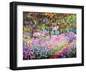 The Artist's Garden at Giverny, c.1900-Claude Monet-Framed Art Print