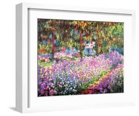 The Artist's Garden at Giverny, c.1900-Claude Monet-Framed Art Print