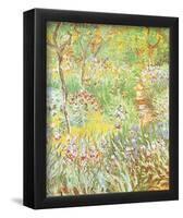 The Artist's Garden at Giverny, c. 1900-Claude Monet-Framed Poster