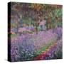 The Artist's Garden At Giverny, c.1900-Claude Monet-Stretched Canvas