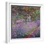 The Artist's Garden At Giverny, c.1900-Claude Monet-Framed Giclee Print