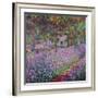 The Artist's Garden At Giverny, c.1900-Claude Monet-Framed Giclee Print