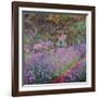 The Artist's Garden At Giverny, c.1900-Claude Monet-Framed Giclee Print