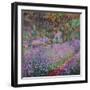 The Artist's Garden At Giverny, c.1900-Claude Monet-Framed Premium Giclee Print