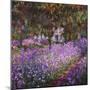 The Artist's Garden At Giverny, c.1900-Claude Monet-Mounted Giclee Print