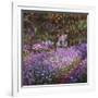 The Artist's Garden At Giverny, c.1900-Claude Monet-Framed Giclee Print