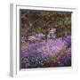 The Artist's Garden At Giverny, c.1900-Claude Monet-Framed Giclee Print