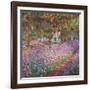 The Artist's Garden At Giverny, c.1900-Claude Monet-Framed Art Print