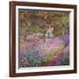 The Artist's Garden At Giverny, c.1900-Claude Monet-Framed Art Print
