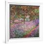 The Artist's Garden At Giverny, c.1900-Claude Monet-Framed Art Print