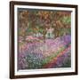 The Artist's Garden At Giverny, c.1900-Claude Monet-Framed Art Print