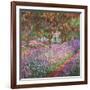 The Artist's Garden At Giverny, c.1900-Claude Monet-Framed Art Print