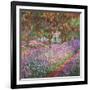 The Artist's Garden At Giverny, c.1900-Claude Monet-Framed Art Print