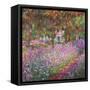 The Artist's Garden At Giverny, c.1900-Claude Monet-Framed Stretched Canvas