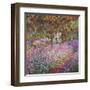 The Artist's Garden At Giverny, c.1900-Claude Monet-Framed Art Print