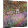 The Artist's Garden At Giverny, c.1900-Claude Monet-Mounted Art Print