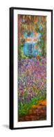 The Artist's Garden at Giverny (detail)-Claude Monet-Framed Art Print