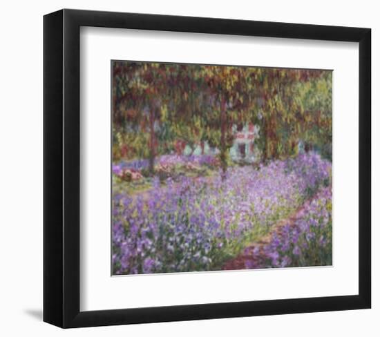 The Artist's Garden at Giverny-Claude Monet-Framed Art Print