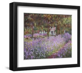 The Artist's Garden at Giverny-Claude Monet-Framed Art Print