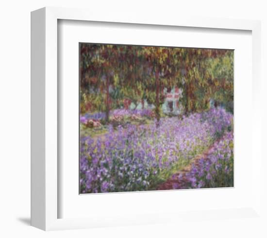 The Artist's Garden at Giverny-Claude Monet-Framed Art Print